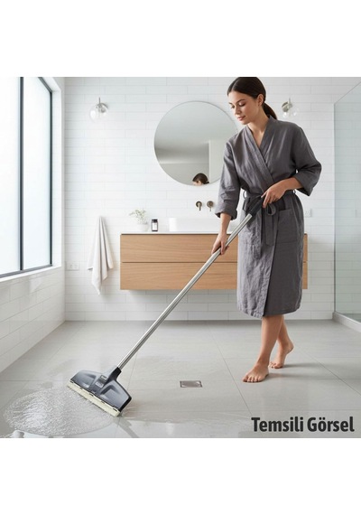 Premium 40 Cm Sapsız Yersil Silgeç Çekpas Profesyonel Yer Temizlik Aparatı Cam Çekçek Dayanıklı