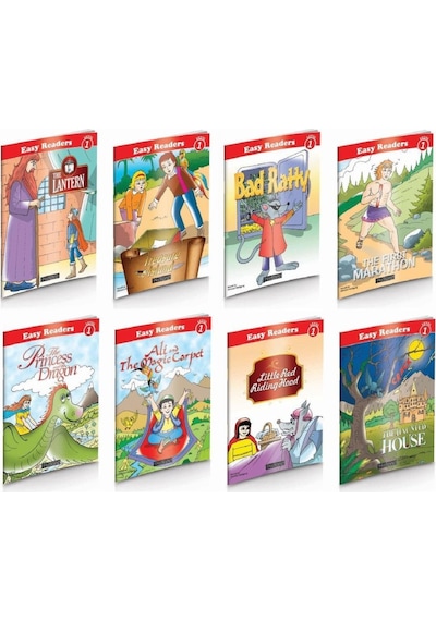Murat Kurt Yayınları İngilizce Hikayeler 8 Kitap Set Level 1