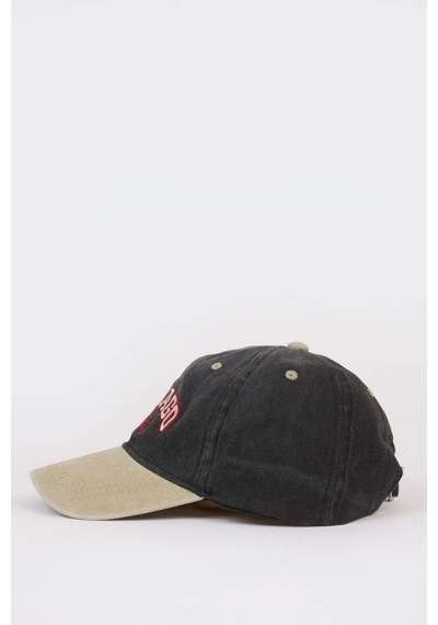 DeFacto Erkek Çocuk Nakışlı Jean Cap Şapka D5315A825SMBK27