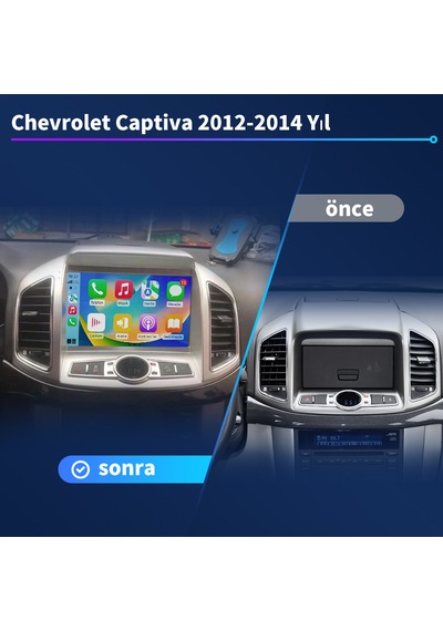 Chevrolet Captıva 2012-2014 Carplay Navigasyon 6gb Ram 128gb Rom