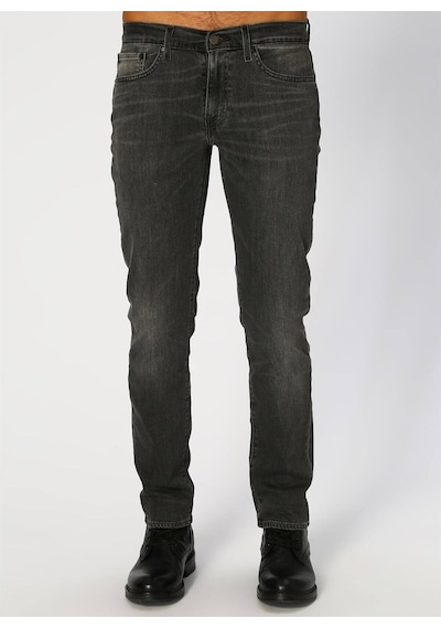 Levi's Erkek Slim Fit Jean Pantolon - Minimalist Günlük Tarz Siyah