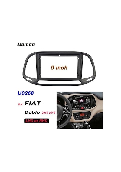 Fıat Doblo 2015-2023 Android Teyp Çerçeve 9 Inch - Soket - Canbus