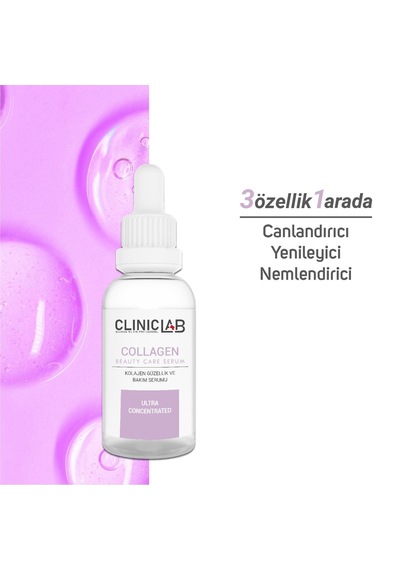 Cliniclab Kolajen İçeren Gençleştirici ve Güzellik Bakım Serumu 30 ML