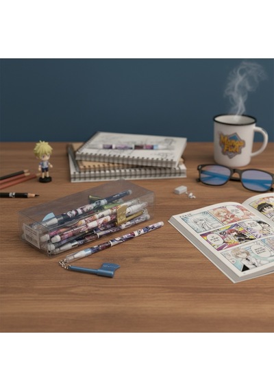 Anime Figür Tükenmez Kalem Model 8 Çok Renkli