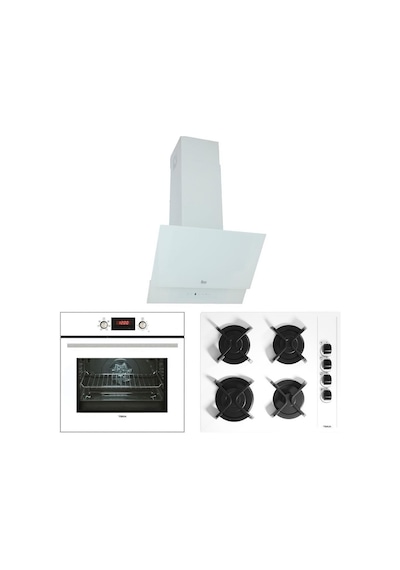 Teka Chef 8 HAK 627 WH - GBC 64002 KBC WH - TVT 60.1 Beyaz Ankastre Set