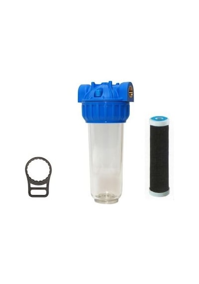 Aquafer 10 İnç Blok Karbon Tüp Filtre 3-4 İnc