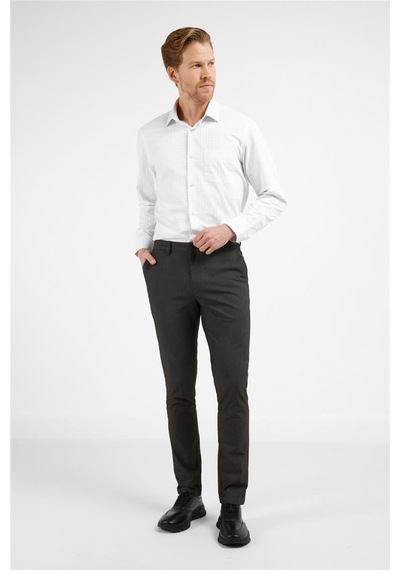 İmza Siyah Yan Cep Düz Paça Pamuklu Slim Fit Chino Casual Pantolon 1003255164 Siyah