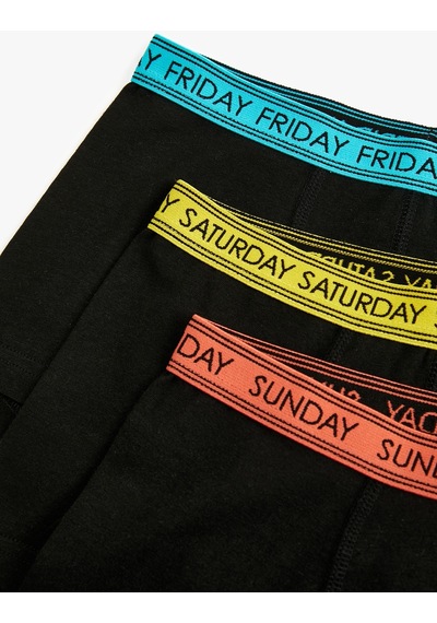 Koton 3'lü Boxer Seti Slogan Yazı Detaylı Siyah 4slm90070mk Siyah Koton 3'lü Boxer Seti Slogan Yazı Detaylı Siyah 4slm90070mk Siyah