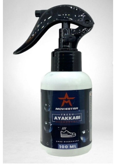 Qramed Moviestar Orthopedix Ayakkabı Deodorantı Koku Giderici Sprey 100 Ml Trigerli Çok Renkli