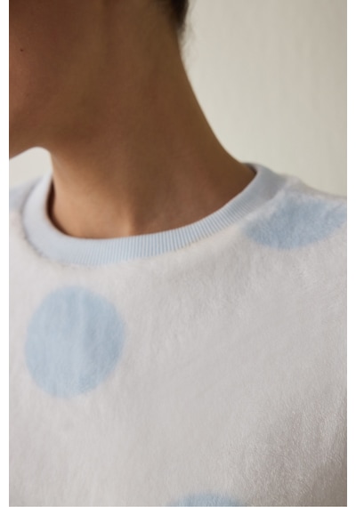 Penti Gardenya Magic Puantiyeli Pijama Üstü