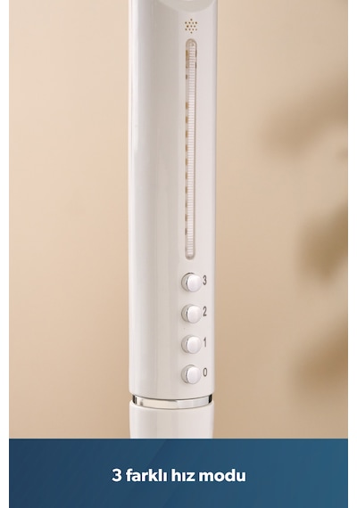 Homend Fanomen 9010h Hız ve Açı Ayarlı Döner Başlıklı Ayaklı Vantilatör 55W