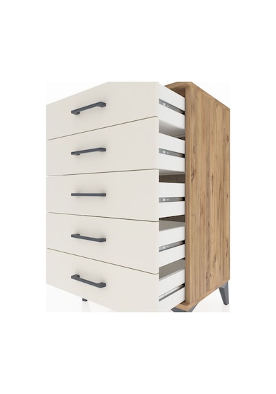 Hyperion Komodin 5 Çekmeceli 60x44x96 Çam-aytaşı Çam