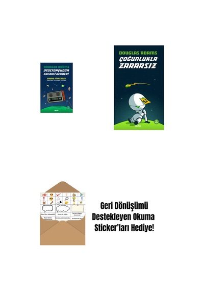 Otostopçunun Galaksi Rehberi - Radyo Tiyatrosu + Çoğunlukla Zararsız + Okuma Sticker'ları Otostopçunun Galaksi Rehberi - Radyo Tiyatrosu + Çoğunlukla Zararsız + Okuma Sticker'ları
