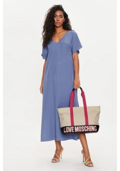 Love Moschino Kadın El Çantası Jc4036pp1ılf110b Siyah - Fuşya