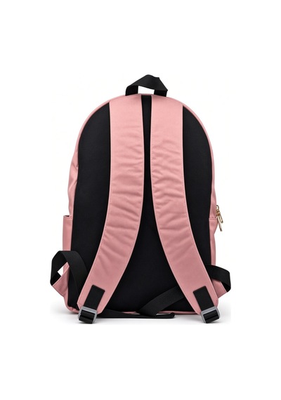 Pembe Sırt Çantası Günlük Kullanım İçin Şehir Çantası 43x30x13 Cm Çok Renkli