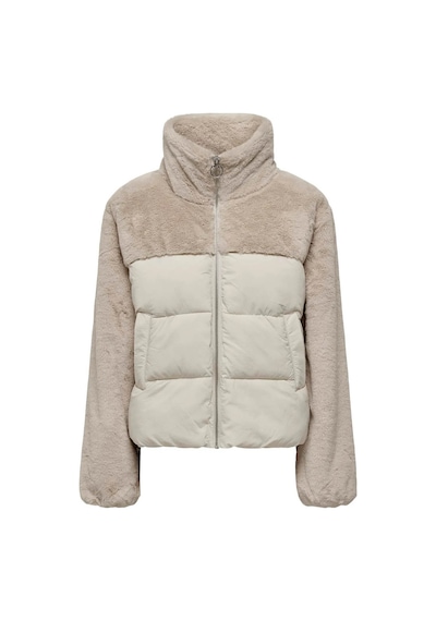 Only Wanja Kadın Bej Polar Ceket 15292945-mbm Moonbeam