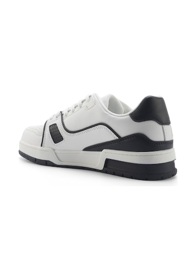 Lumberjack Penıta 5fx Beyaz Kadın Sneaker Beyaz-sıyah Beyaz - Siyah