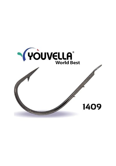 Youvella 1409 505 Çift Tırnak Olta İğnesi No:2 - Standart