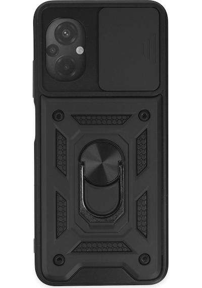 Poco M5 Kılıf Pars Lens Yüzüklü Silikon - Siyah Bzsxx00 1