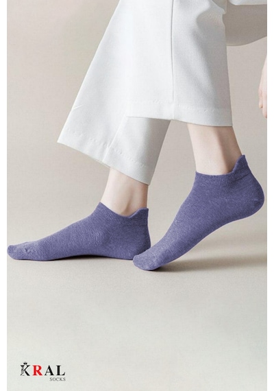 Kral Socks 5 Çift Kadın Yün Termal Kulak Detaylı Isı Emici Kışlık Çorap Renkli Karışık ASORTİ