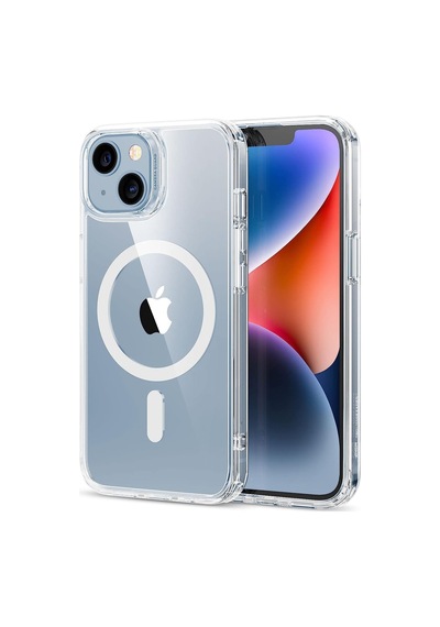 İphone 15 Plus İçin Magsafe Özellikli Çok Şık Şeffaf Kılıf Kablosuz Şarj Özellikli