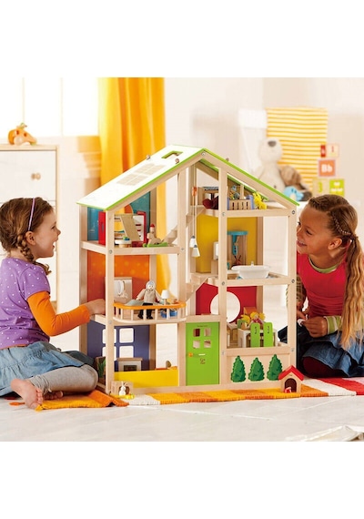 Hape 4 Mevsim Mobilyalı Oyuncak Ev