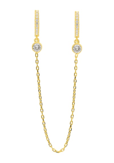 Double String Küpe 719904 Silver Gümüş