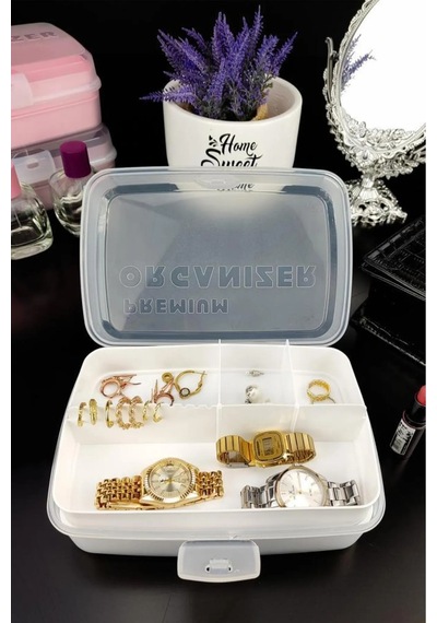 Premium Organize Kutu 12 Bölmeli 2 Lt Beyaz