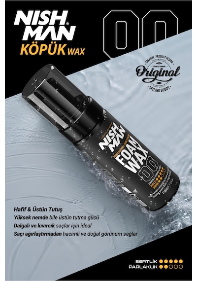 Saç Şekillendirici Köpük Wax 150 Ml