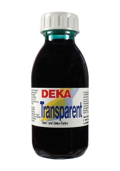 Deka Transparent Cam Boyası 125 ML Türkis No 58 Transparan