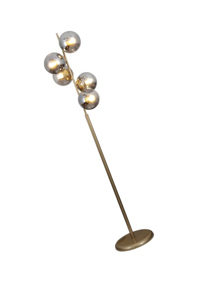 Moden 5 Li Eskitme Lambader Füme Camlı Modern , Oturma Odası ,yatak Odası , Salon Lambader Çok Renkli
