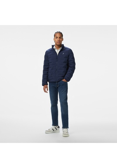 Nautica Erkek Lacivert Standart Fit Dik Yaka Mont 026 J55002t Lacivert