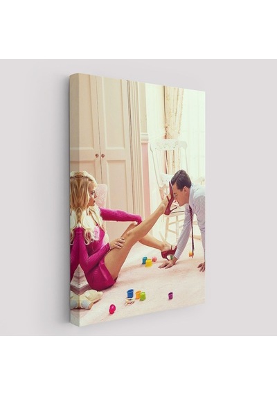 Es10 Leonardo Di Caprio ve Margot Robbie The Wolf of Wall Street Filmi Tablo-6036 (50 x 70)