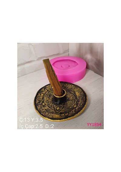 Yy1854-palo Santo Tütsülük Tılsım İşlemeli Silikon Kalıp