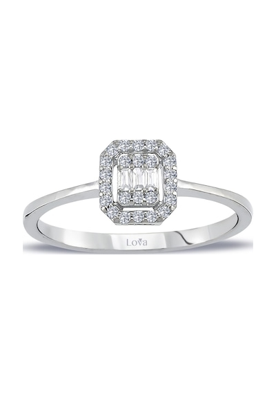 Lova 0,16 Karat Baget Pırlanta Yüzük - 1040517