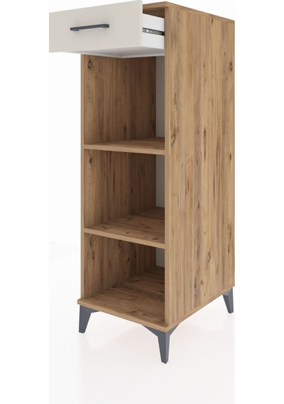 Kronos Dolap 2 Raflı Tek Çekmeceli 44x59x134 Çam-aytaşı Atlas Çam