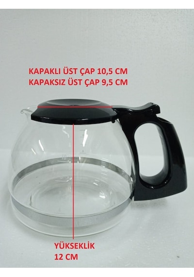 Delonghi Filtre Kahve Makine Icm2.1B Ve Icm2.B Cam Demlik Hazne