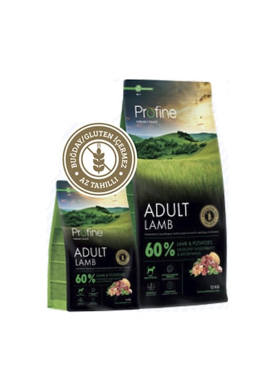 Profine Gluten Free Adult Lamb Glutensiz Kuzu Etli Yetişkin Köpek Maması 12 KG