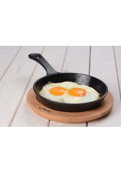 Lava Döküm Mini Yuvarlak Kızartma Tavası  16 CM