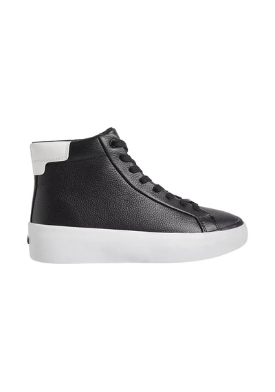 Calvin Klein Vulc Hıgh Top Lth, 0gm Siyah Kadın Spor Ayakkabı