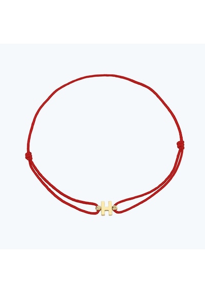 Altınbaş Altın İpli H Harfi Bilekli HKBLINTALC-25621 Sarı Altın