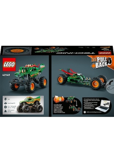 LEGO® Technic 42149 Monster JamDragon Oyuncak Kamyonları 217 Parça