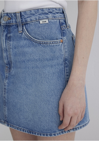 Mavi - Bailey Classic Denim Gölgeli İndigo Mavisi Jean Etek 1310204-87098 Mavi
