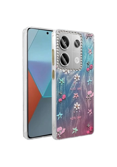 Xiaomi Redmi Note 13 Pro 4g Uyumlu Kılıf Blade Aynalı Desenli Kapak - Desen 4