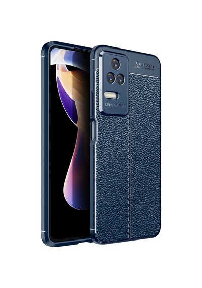 Xiaomi Poco F4 Kılıf Zore Niss Silikon Kapak Lacivert