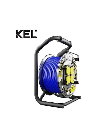 Kel 99463 Ağır Hizmet Tipi Uzatma Kablosu 40m, 3x2.5 Mm2 40 M