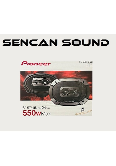 Pioneer Ts-6975 V3 550 Watt 16X24Cm Şampiyon Serisi Oval Hoparlör