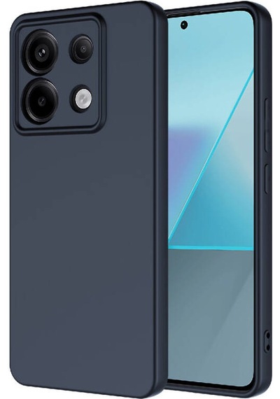 Redmi Note 13 Pro 5g İçi Kadife Dolgulu Şık Candy Lansman Silikon Kılıf Siyah