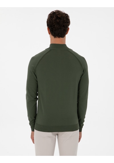 Pierre Cardin Erkek Koyu Haki Kazak /triko 50315752-vr111 Koyu Haki