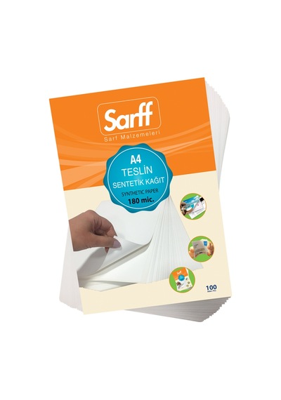 Sarff 180Mic.A4 Teslin 100 Adet